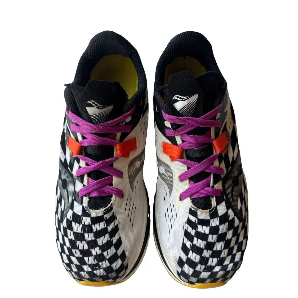 Saucony Endorphin Pro 2 Reverie Women's 7.5 Running Shoes Checkered Carbon Plate
